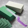 Нож для резки пенопластового блока для цветов DIY Инструмент для флористики для праздничного свадебного торта Фиолетовый