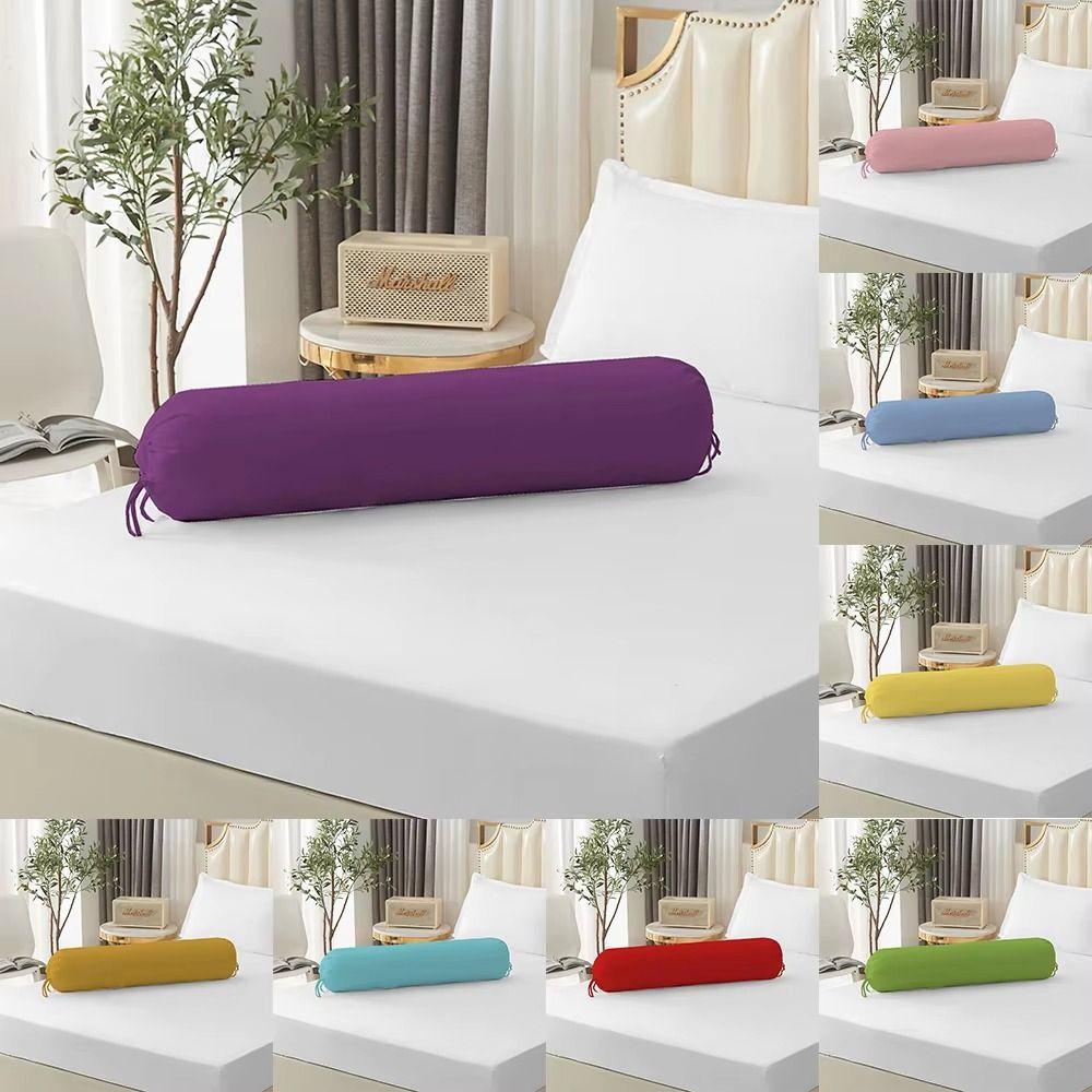 Washable Cylindrical Pillowcase 106x35cm Pillow Sleeves Round Bed Roll Cushions Bedroom