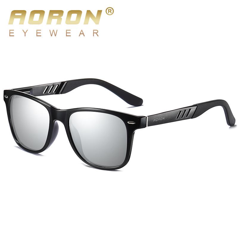 Поляризованные солнцезащитные очки AORON, модные мужские очки для улицы