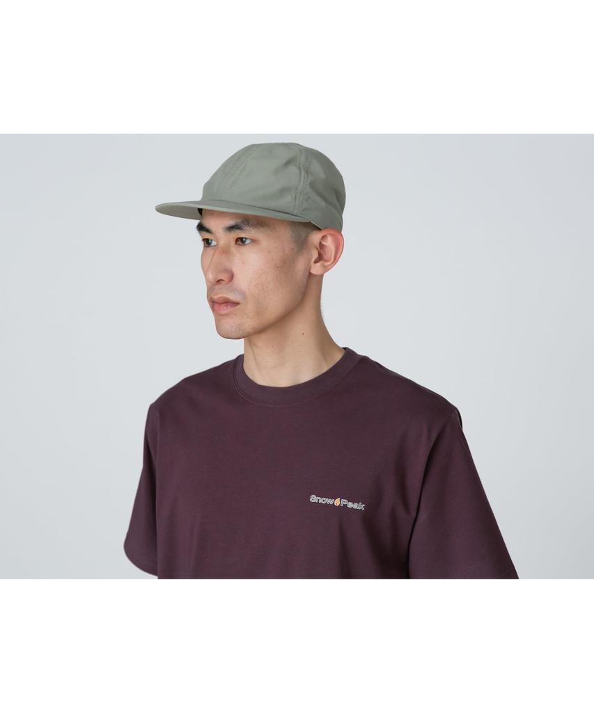 Snow Peak Warm Oneself Size Perfect for and Outdoor Activities T-Shirt, L, Burgundy, TS-25SU104, Festivals, Camping,