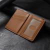 Leather Protective Sleeve Bracket Adhesive Back Sticker Phone Card Slot Mobile Phone Card Bag