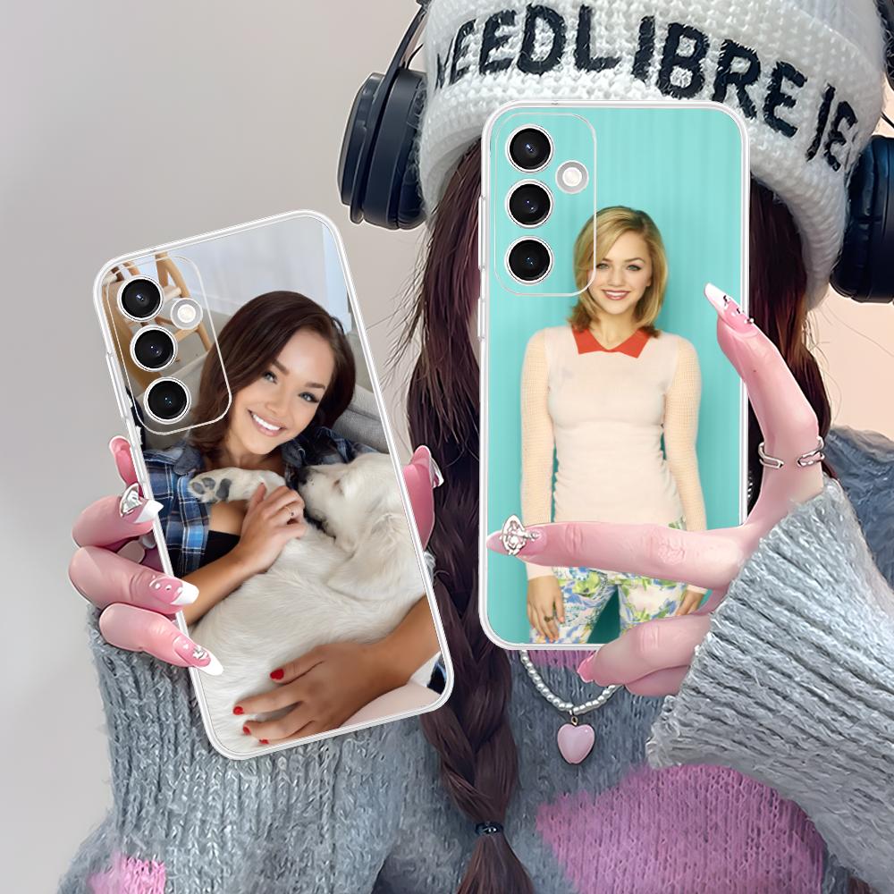 Чехол для мобильного телефона Oana Gergory для Samsung Galaxy S25 S24 S23 S22 S21Plus FE Ультрапрозрачный Цветной Чехол Роскошный Красивый