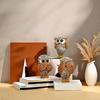3 шт. Полимерная фигурка совы - "Не слушать, не видеть, не говорить" - Подходит для дома, спальни, офиса, витрины магазина или в качестве праздничного подарка.