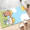 1pc Yier BuBu Bear3 Design Printed Area Rug Carpet for Bedroom Living Room Home Decor Rugs Mat Non Slip Mat Rug for Bedside