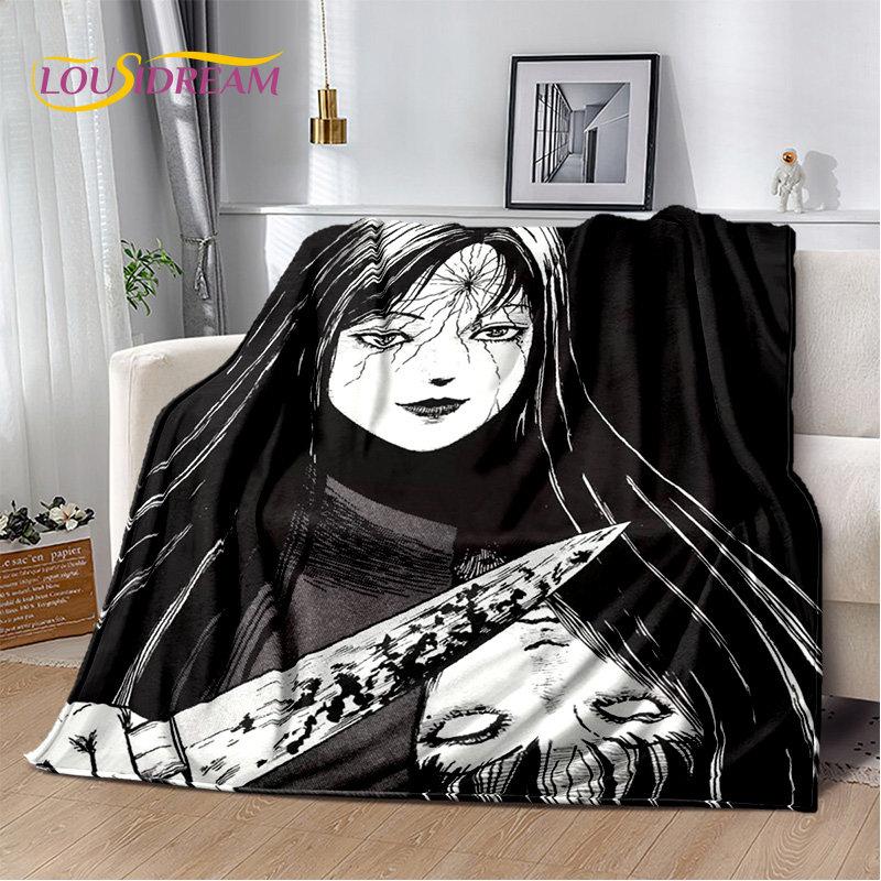 Мягкое плюшевое одеяло Junji Ito Tomie Kawakami Ghost, фланелевое одеяло для гостиной, спальни, кровати, дивана, чехол для пикника 3D