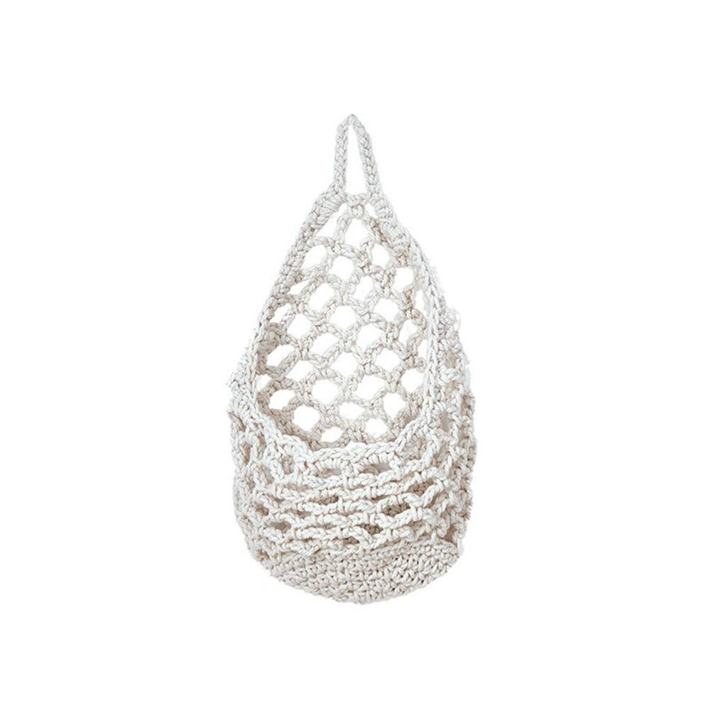 Portable Fruit Net Bag Kitchen Storage Storage Organizer Durable Hanging Basket Kitchen Use