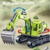 Kids Excavator Toy Movable Joints 360 Degrees Rotatable Realistic Construction Vehicle Engineering Truck Model Toddlers Boys Birthday Gift