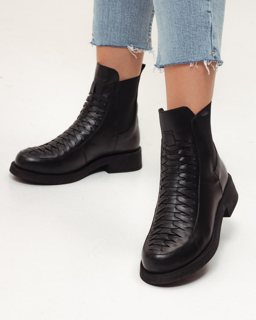 Guero Boots 4893044 36 Black Leather