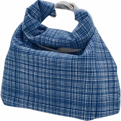 Gendai Department Store 2-Way Insulated Lunch Pouch, Bowknot, 27 X 12 X 25 Cm, Navy
