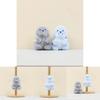 Charming Gray And Blue Gorilla Plush Toy Keychain For Bags And Backpack Accessories