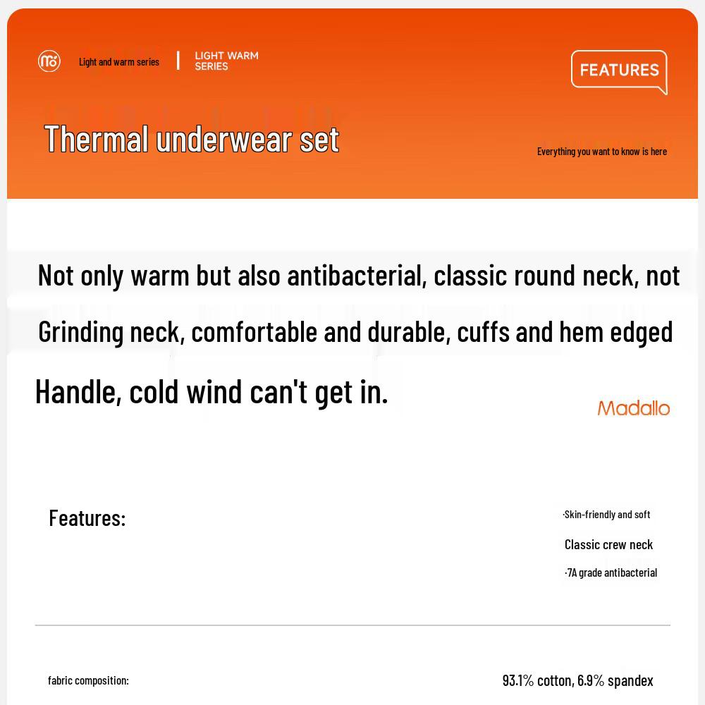 Мужской термокомплект из модала и хлопка