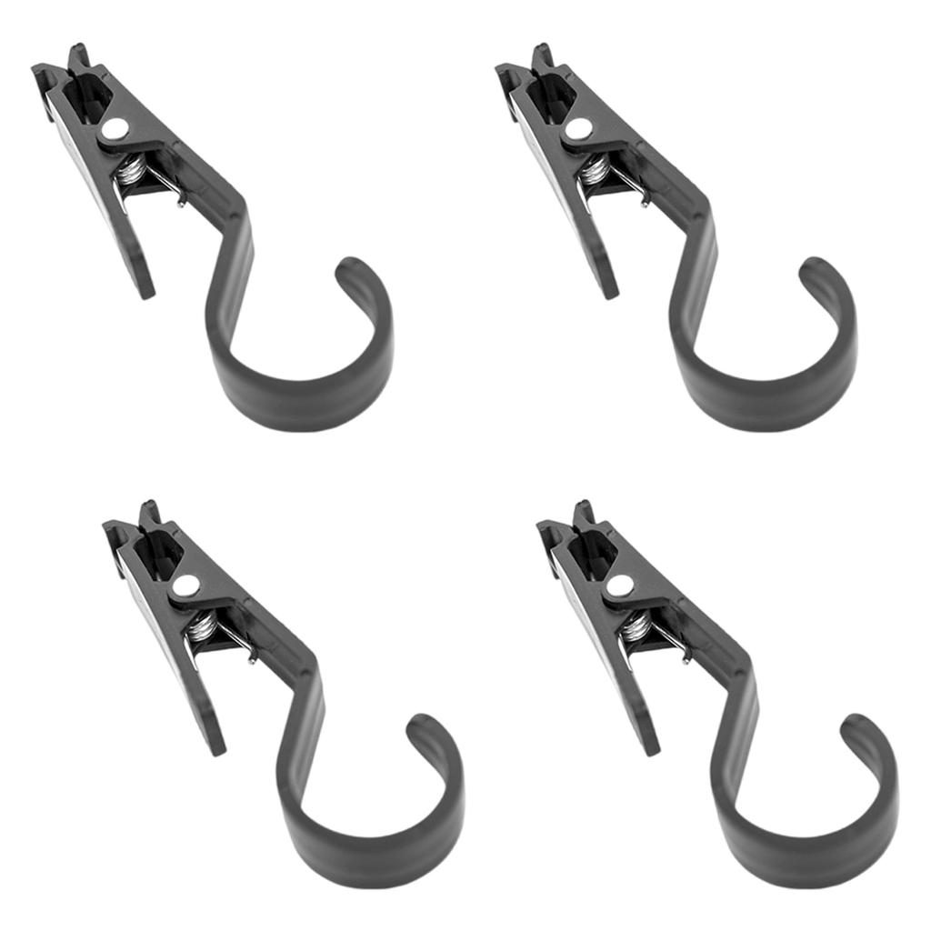 4 шт. крючки для крепления фонарей для кемпинга, навеса палатки, практичные прищепки, зажимы для гирлянд, крючки для занавесок для душа