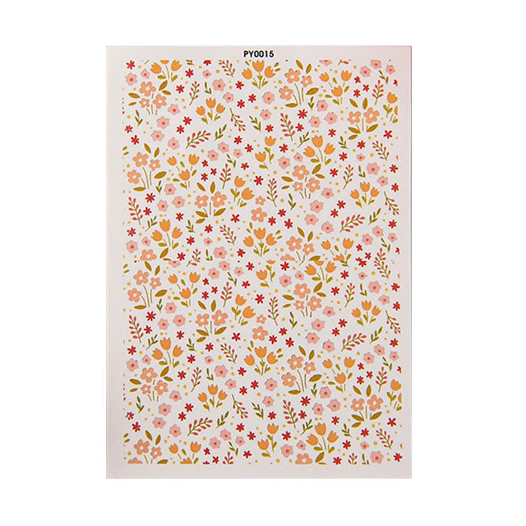 Глина Переводная бумага для глиняных серег Водорастворимая глина Переводная бумага Цветочный переводной лист для глиняных украшений