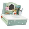 Kids Bathroom Sink Toys with Beauty Accessories Wooden Simulation Educational Toddler Vanity Table