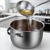 Контейнер для беконового жира с ситечком, из нержавеющей стали, для хранения масла, с крышкой и ручкой, высокотемпературный контейнер для масла, хранитель кухонного жира