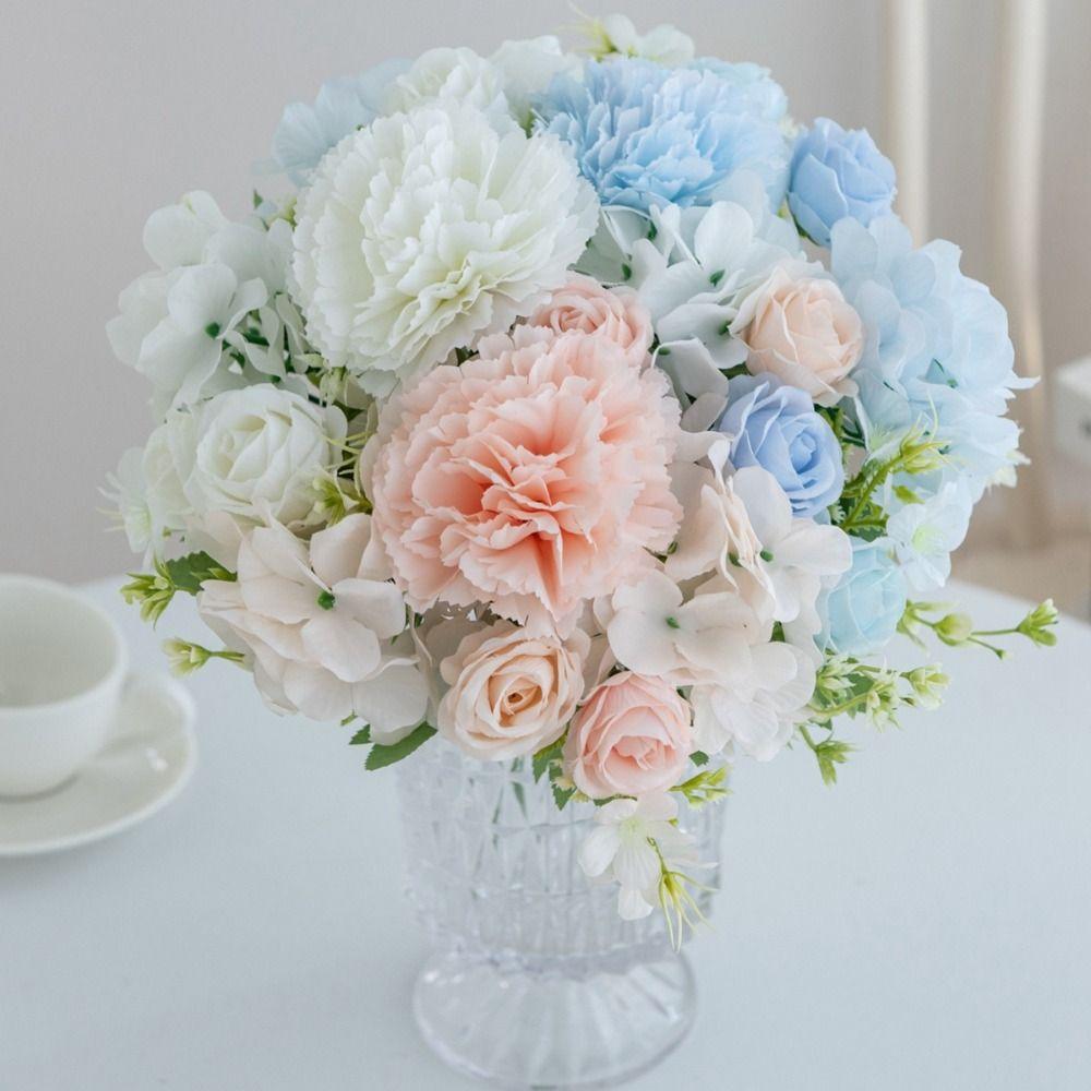 Silk Silk Artificial Flowers Vase Decorations Wedding Wreath Bridal Bouquet Wedding Ceremony