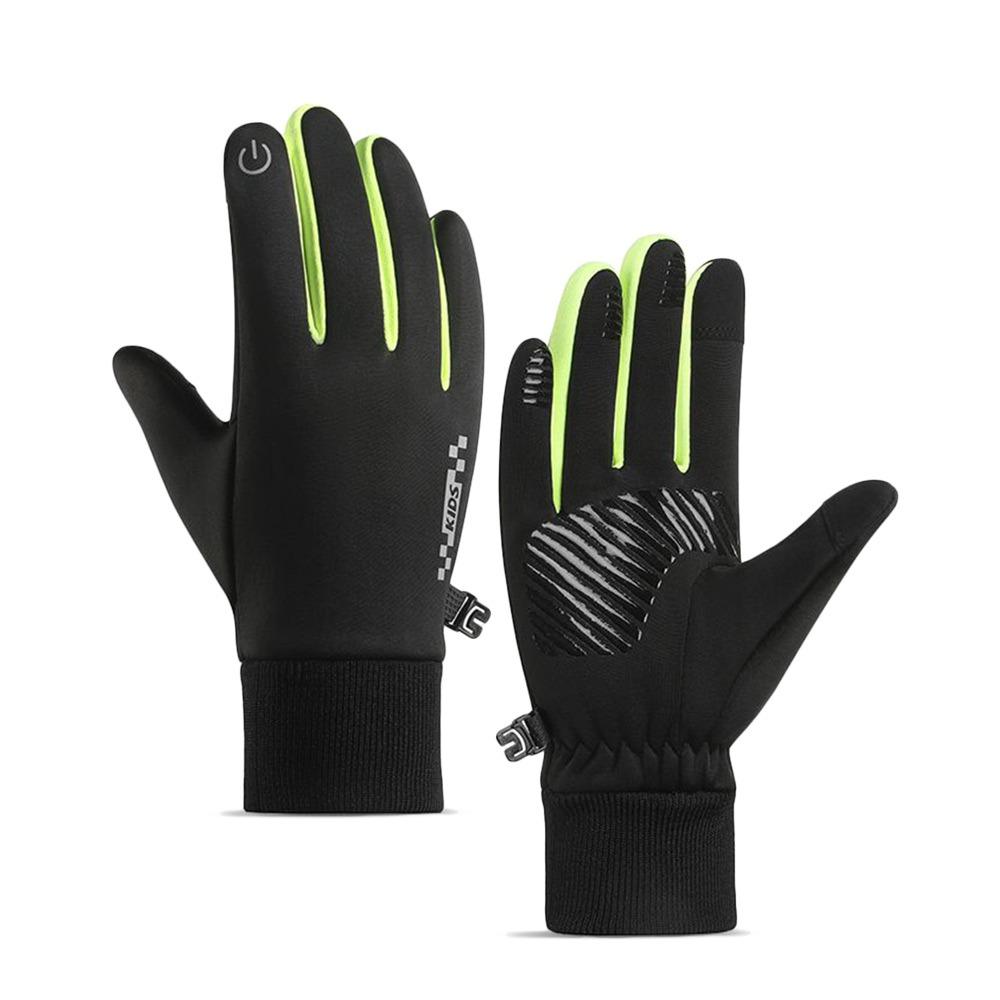 Non-slip Kids Winter Gloves Full-finger Children Bicycle Gloves for Boys Girls