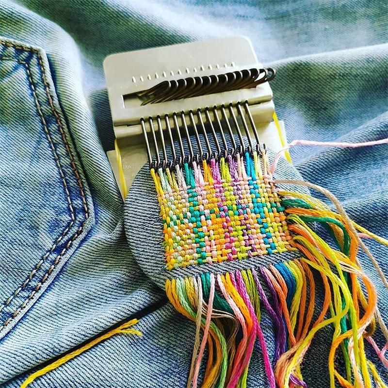Домашняя вязальная машина DIY с иглами из нержавеющей стали для личных творческих проектов