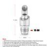 Stainless Steel Exhaust Vacuum Kit Catch Can Vent E-VAC Scavenger Kit includes T304 SS E-VAC fitting
