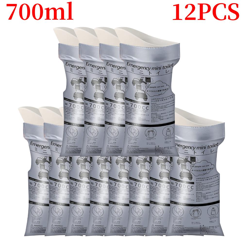 4-32 шт. Портативный аварийный пакет-писсуар для кемпинга на открытом воздухе, одноразовый дорожный пакет для рвоты, мобильный туалет для мужчин, женщин и детей