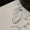 Кольцо Banyan Tree S925 Silver Luxury Diamond Cross Регулируемое женское