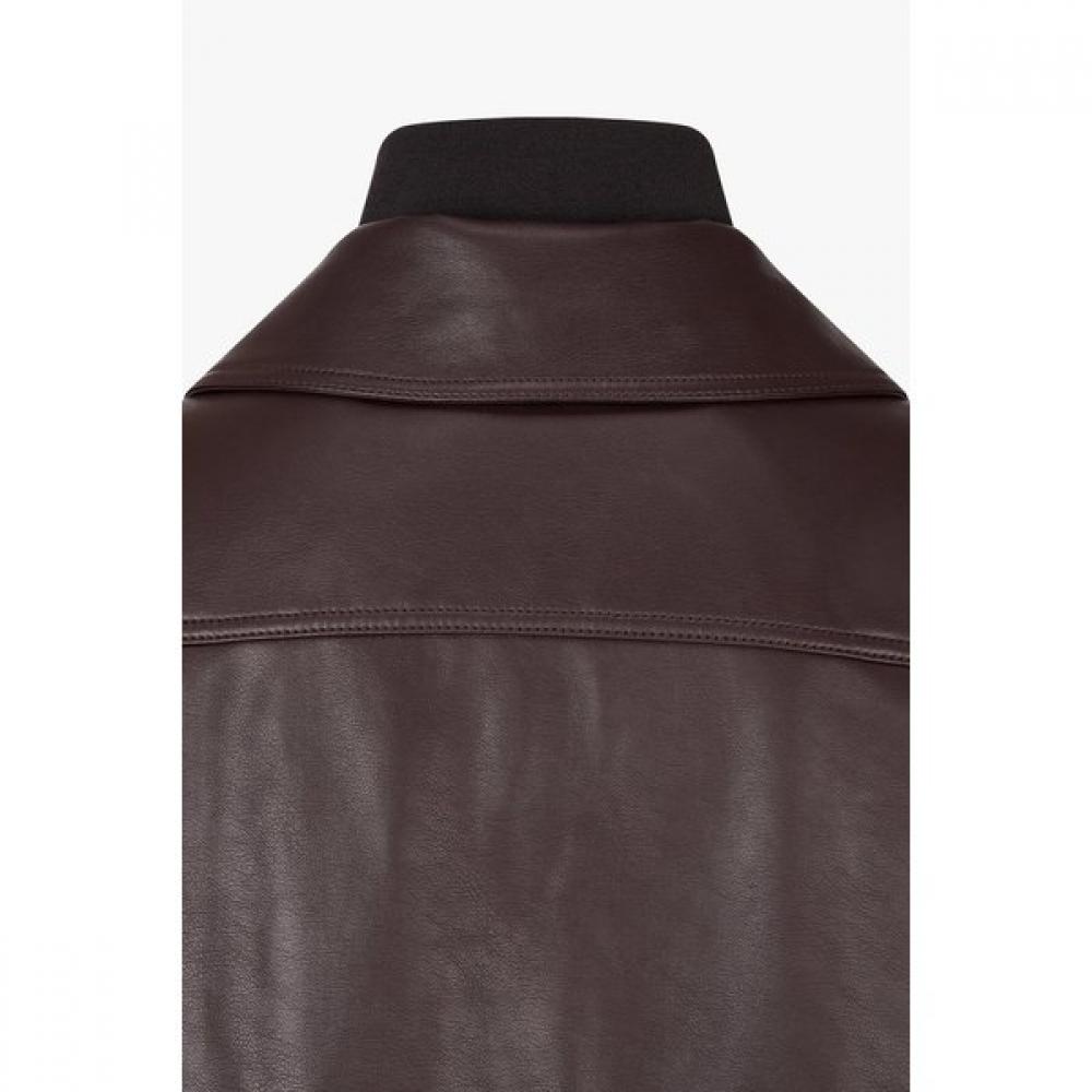 Studio Tomboy Leather Bomber Jacket 9105161a01