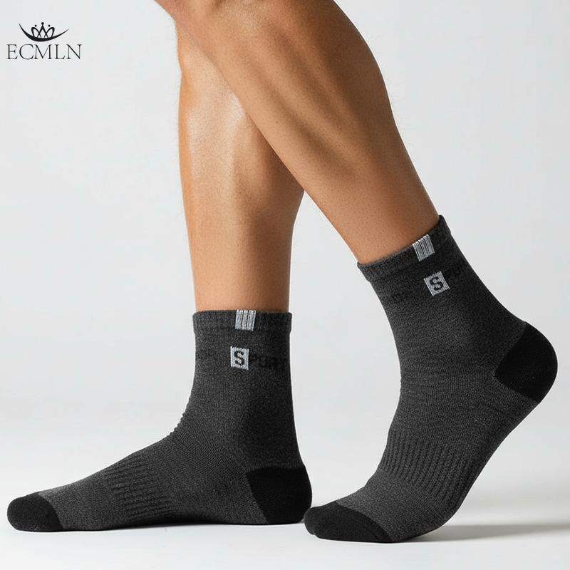 5 ПАР Мужские Деловые Спортивные Носки Мужские Носки Дышащие Контроль Запаха Хлопковые Носки для Осени/Зимы
