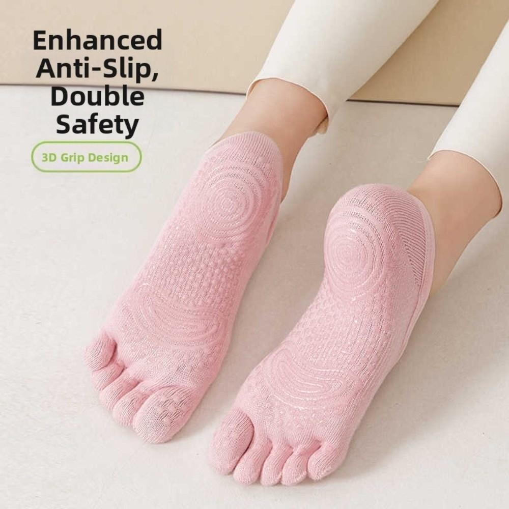 Anti-slip Five-toe Boat Socks Five Finger Floor Toe Socks Women's Sports Yoga Socks Four Seasons