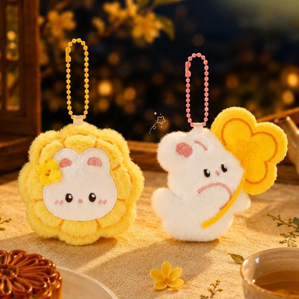 Versatile Bunny Plush Pendant Cartoon Rabbit Keychain Plush Hanging Decoration Kids Girls Gift