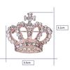 Брошь-булавка в стиле страз Дизайн Корона Нагрудная брошь Винтажный Свадебный подарок KTJ