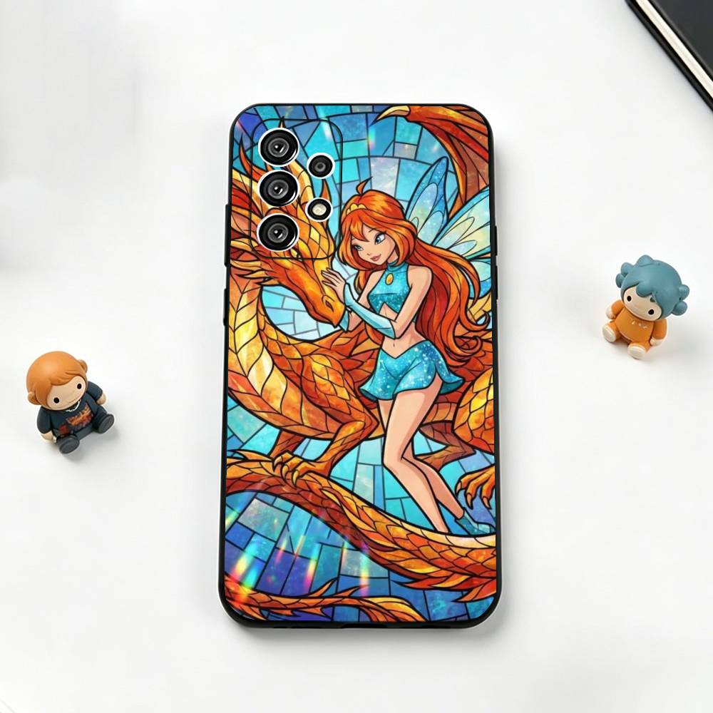 Girl-For X-Winx Clubs  Phone Case For Samsung S25,S24,S21,S22,S23,S30,Ultra,S20,Plus,Fe,Soft Silicone Black Cover