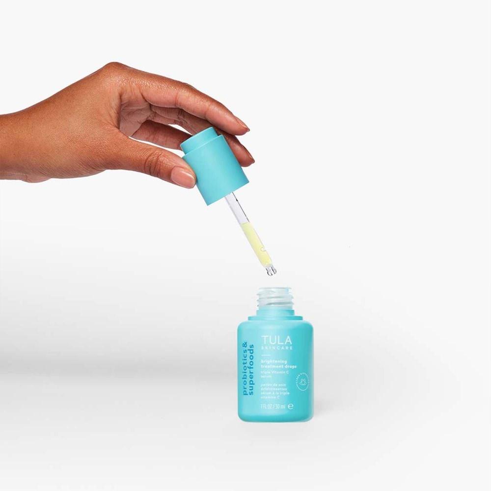 Капли Tula Brightening Treatment с тройным витамином C, сыворотка 1,0 унции