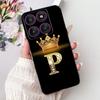 Чехол для Motorola Edge 60 Pro 2025 Роскошные Буквы Короны Мягкий Силикон Черная Крышка Телефона Для Moto Edge 60 Fusion 60s Edge60 Funda