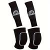 Volleyball Accessories Including Knee and Arm Sleeves with Protective Pads and Thumb Holes for Adult Youth Volleyball Training