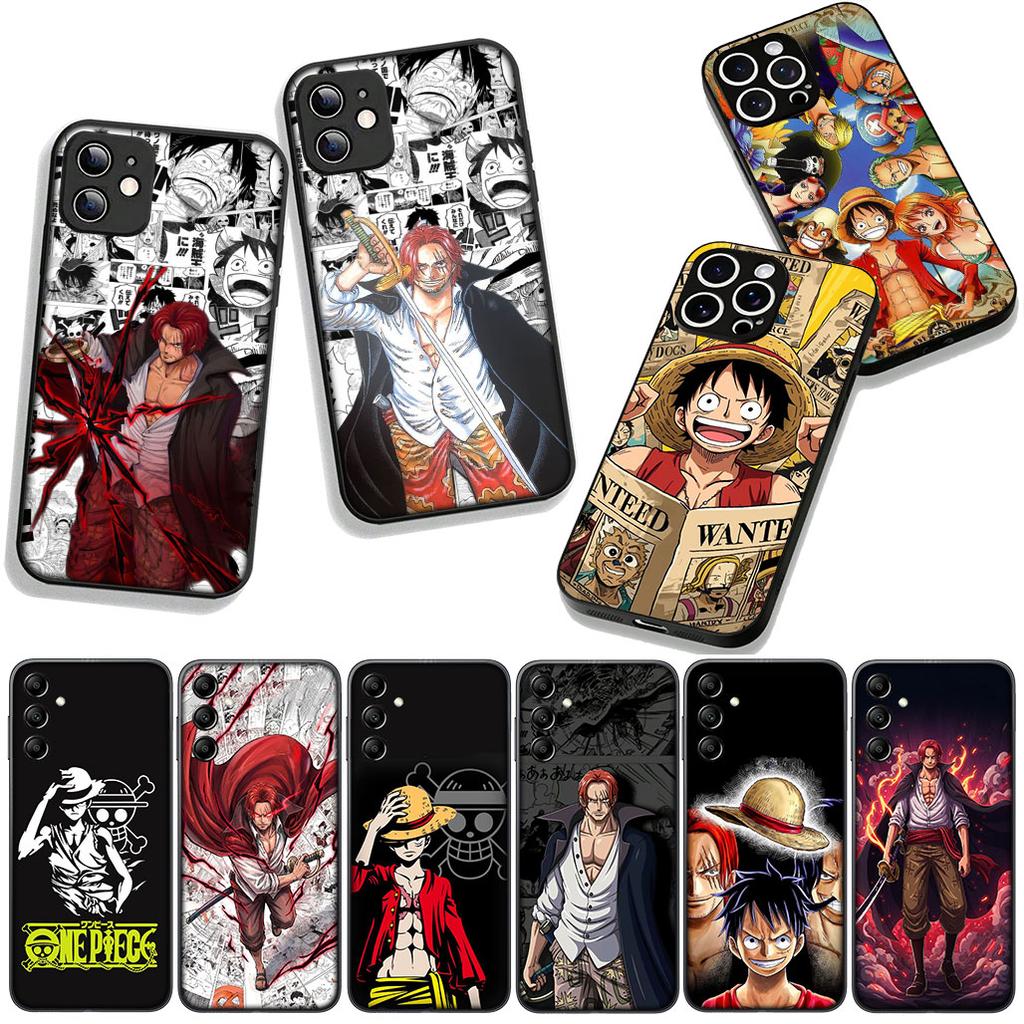 Anime Shanks Luffy One Piece for Motorola Moto G54 G05 G24 G55 G75 G85 G15 G57 G86 Power Edge 50 30 Ultra Fusion neo Pro Case