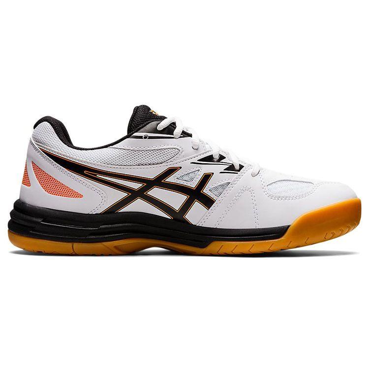 Asics Мужские кроссовки Court Break 2 белые черные оранжевые 1073A013-103