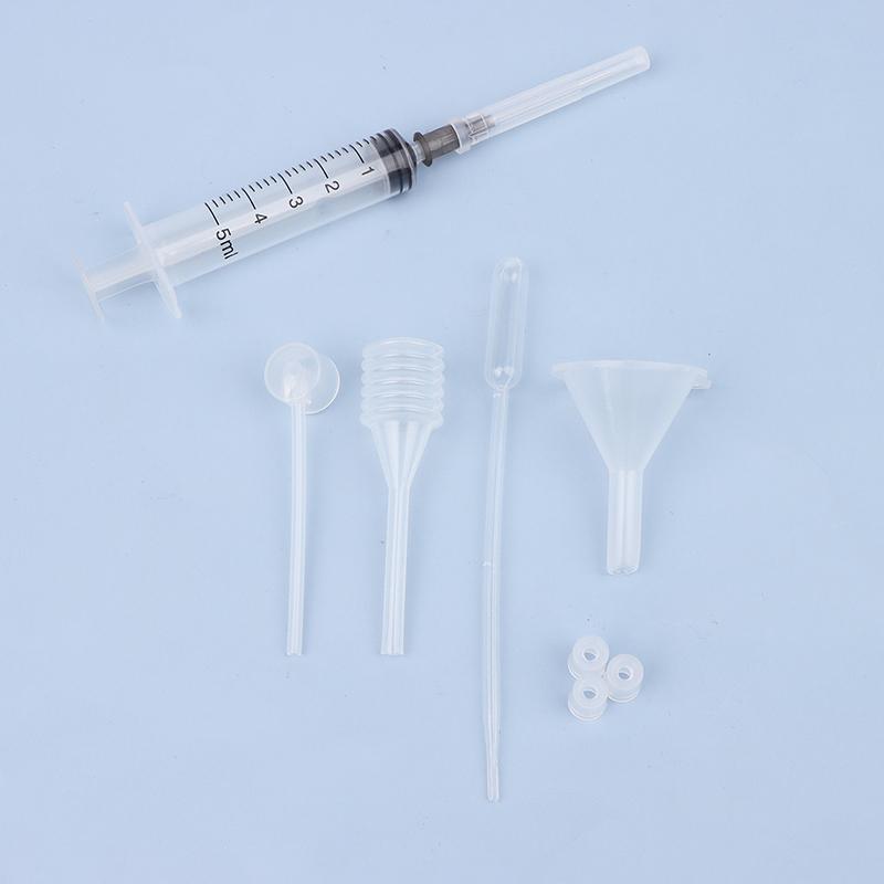 8units/Set Perfume Refill Tools Set Plastic Diffuser Syringe Straw Dropper Funnel Spray Dispensing Required Cosmetic Tools