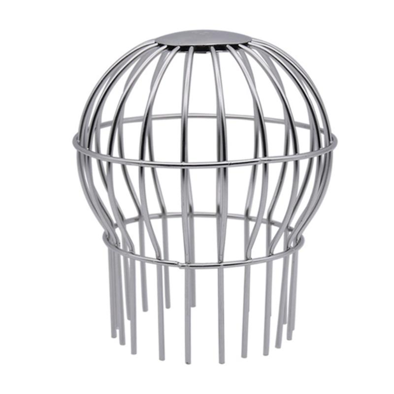 Улучшенные сферические листвоуловители, крышка для слива, стальная конструкция против засорения, сливная решетка для крыши, балкона, простая установка