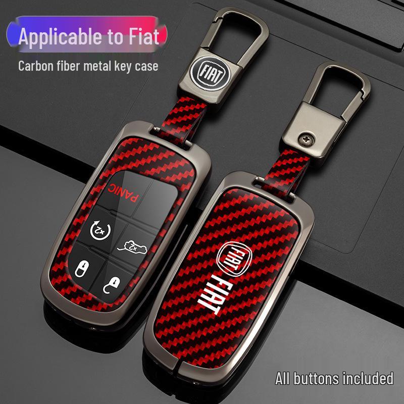 Чехол для ключа Fiat Viaggio & Feiyue - Металлическая защитная накладка