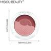 Misiou Beauty New Product Pink Pearl Matte Makeup Artist Biscuit Eye Shadow Plate European and American Monochrome Eye Shadow Box
