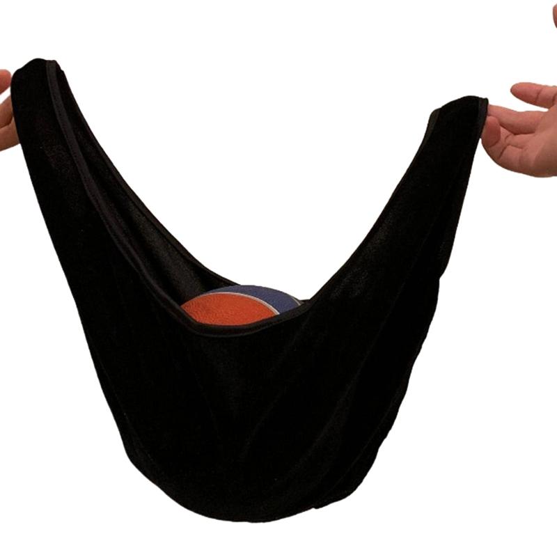 Bowlings Ball Cleaning Bag Portable Microfibers Bowlings Ball Polisher Cleaner