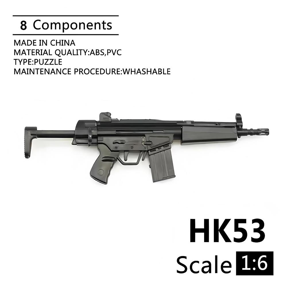 Масштаб 1/6 Военное Оружие Армии США Снайперская Винтовка M82A1 M134 M14 M16 Полицейский Солдат SWAT Фигурка Модель для Сборки Оружие Игрушки