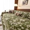 Мягкое восковое утолщенное полотенце для дивана, новое осенне-зимнее, цельное, противоскользящая чехол-ткань, полотенце