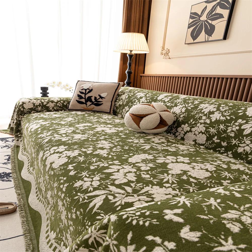 Мягкое восковое утолщенное полотенце для дивана, новое осенне-зимнее, цельное, противоскользящая чехол-ткань, полотенце