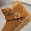 Children's Snow Boots Winter New Girls Fleece Warm Cotton Boots Boys Thickened Short Boots