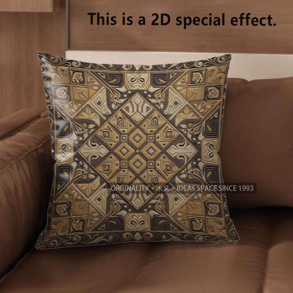 2D Цветной Геометрический Узор Цифровая Печать Наволочки Чехол Для Подушки Подходящий Для Дивана Спальни Автомобиля