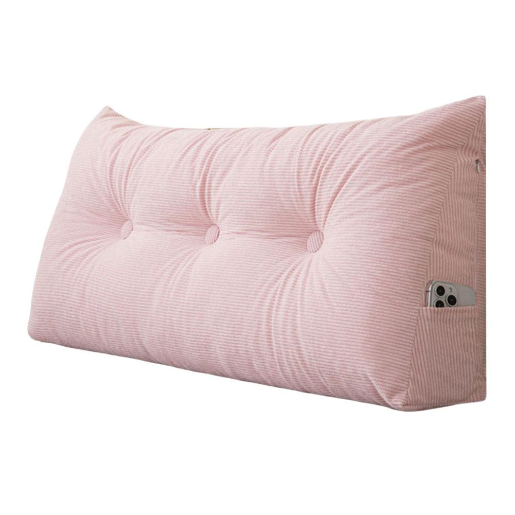 Треугольная клиновидная подушка-изголовье с боковыми карманами, поддержка для позиционирования, эргономичная треугольная подушка для головы, поясничная поддержка, спинка для кровати