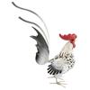 Rooster Sculpture Carved Decorative Rooster Statue Durable Iron Rooster Ornament for Birthday