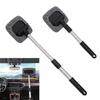 Car Windshield Cleaning Tool Set 2 Cleaning Towel Spray Bottle Telescopic Long Handle Defogging Brush Glass Clean Dust Remover