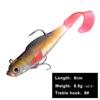 FishKing1/21pcs Lead Jig Soft Lure For Pike Muskie Bass Minnow Lure Length 8CM 10CM Weight 8.5G 21.5G